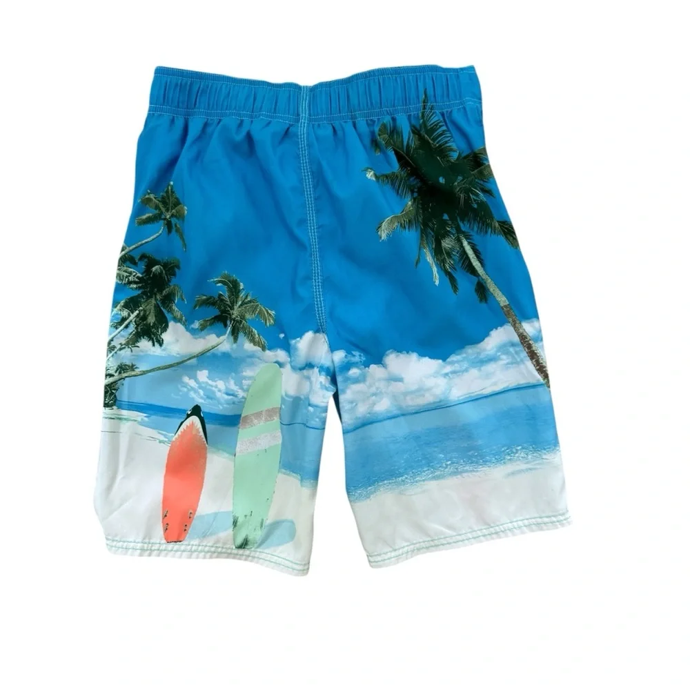 OshKosh B'gosh Boys Board Short Swim Trunk with Beach Print Size 12
